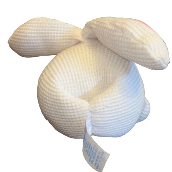 Vtg 1998  FISHER PRICE PLUSH COZIES THERMAL WAFFLE rabbit lovey teether - Picture 2 of 3